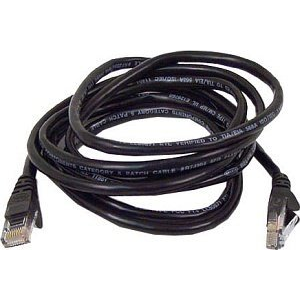 goobay Patch kábel Cat6 U/UTP lapos fekete 1,5m (95382)
