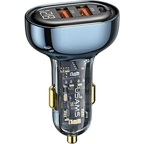 Autós töltő , USB Type-C Usams 3000 mA