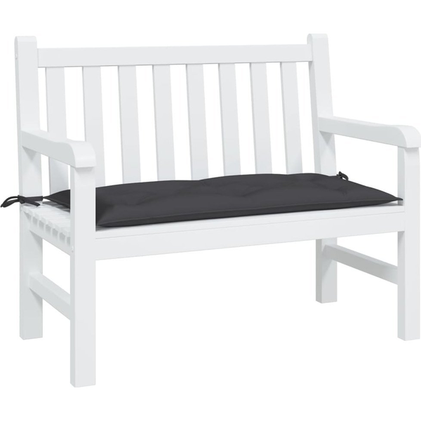 fekete oxford szövet kerti padpárna 100 x 50 x 7 cm