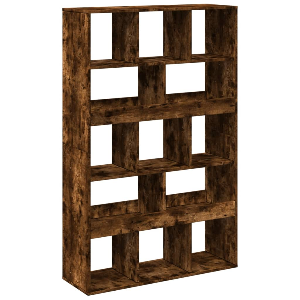 füstös tölgy színű szerelt fa könyvespolc 100 x 33 x 156,5 cm (3309370)
