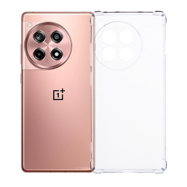 Szilikon telefonvédő (ütésállóság, légpárnás sarok) ÁTLÁTSZÓ OnePlus 12R "Gigapack csomagolás" (GP-154081)