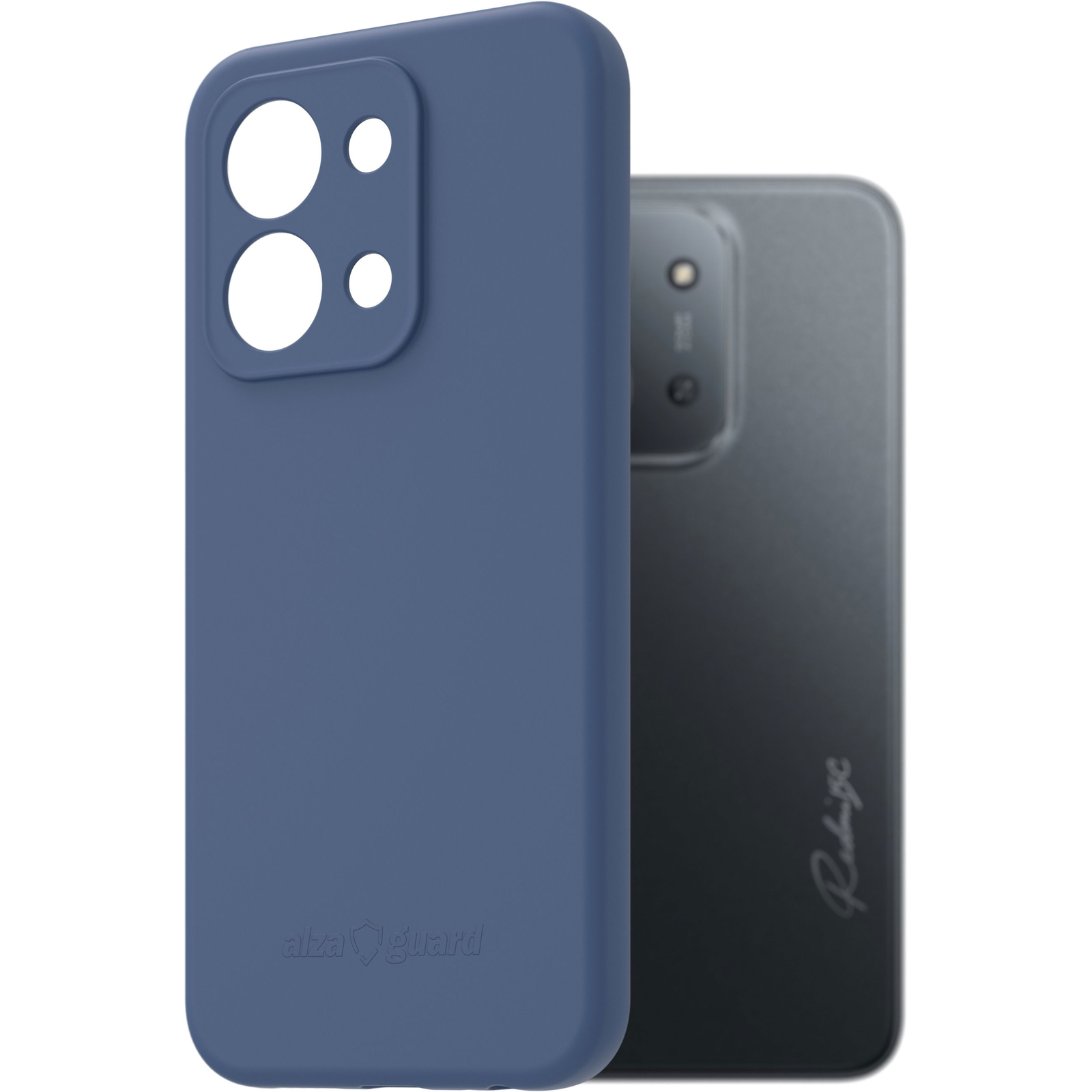 AlzaGuard Matte TPU Case, Xiaomi Redmi 15C készülékhez, kék (AGD-PCT536L)