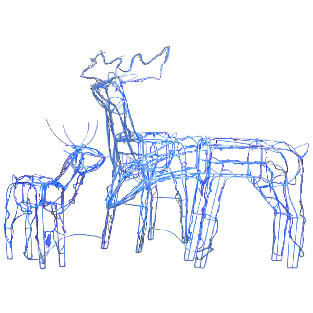 3 részes karácsonyi rénszarvas díszvilágítás 229 LED-del (328540)