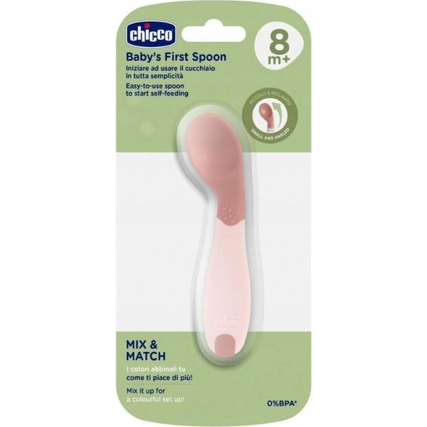 Chicco 00016100150000 bestik til småbarn Børneske Rose