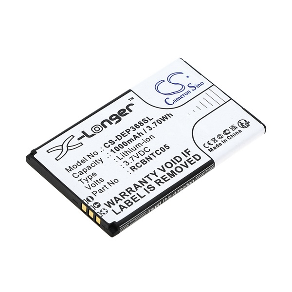 Cameron Sino Li-Ion akku (3,7V / 1000mAh, Doro RCBNTC05 kompatibilis) FEKETE (CS-DEP368SL)