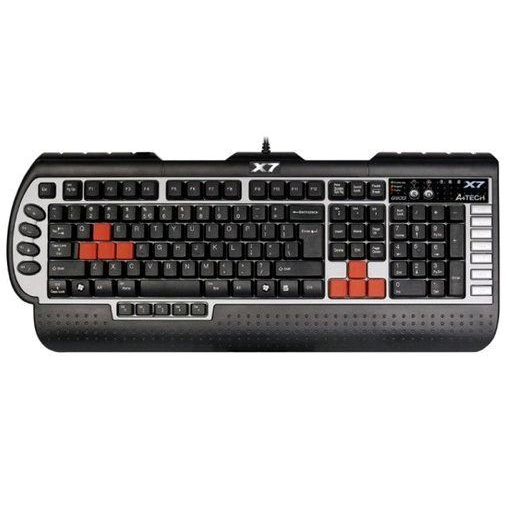 A4tech XGame X7-G800V gamer multimedia billentyűzet US fekete USB