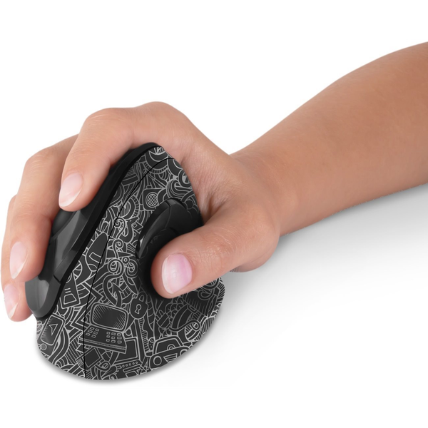 CONNECT IT FOR HEALTH DOODLE ergonomická Vertikální Myš, (+ 1x AA baterie