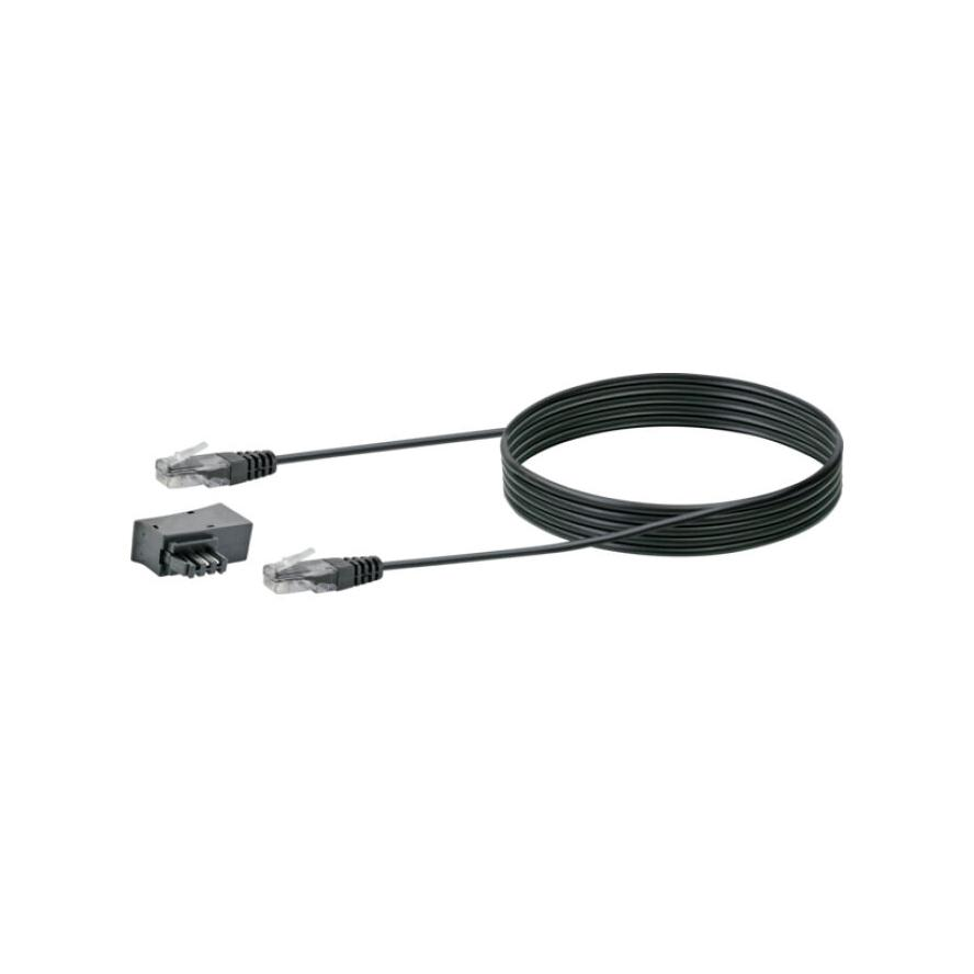 Schwaiger RJ45 - RJ45/TAE-F csatlakozóadapter (TAL6731533)