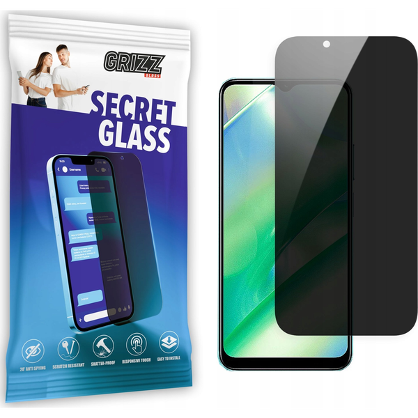  GrizzGlass Szkło prywatyzujące GrizzGlass SecretGlass Realme C33 2023