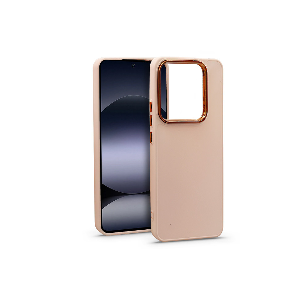 Haffner Frame szilikon tok - Xiaomi Redmi Note 14 4G/Note 14 5G - pink (HF367632)