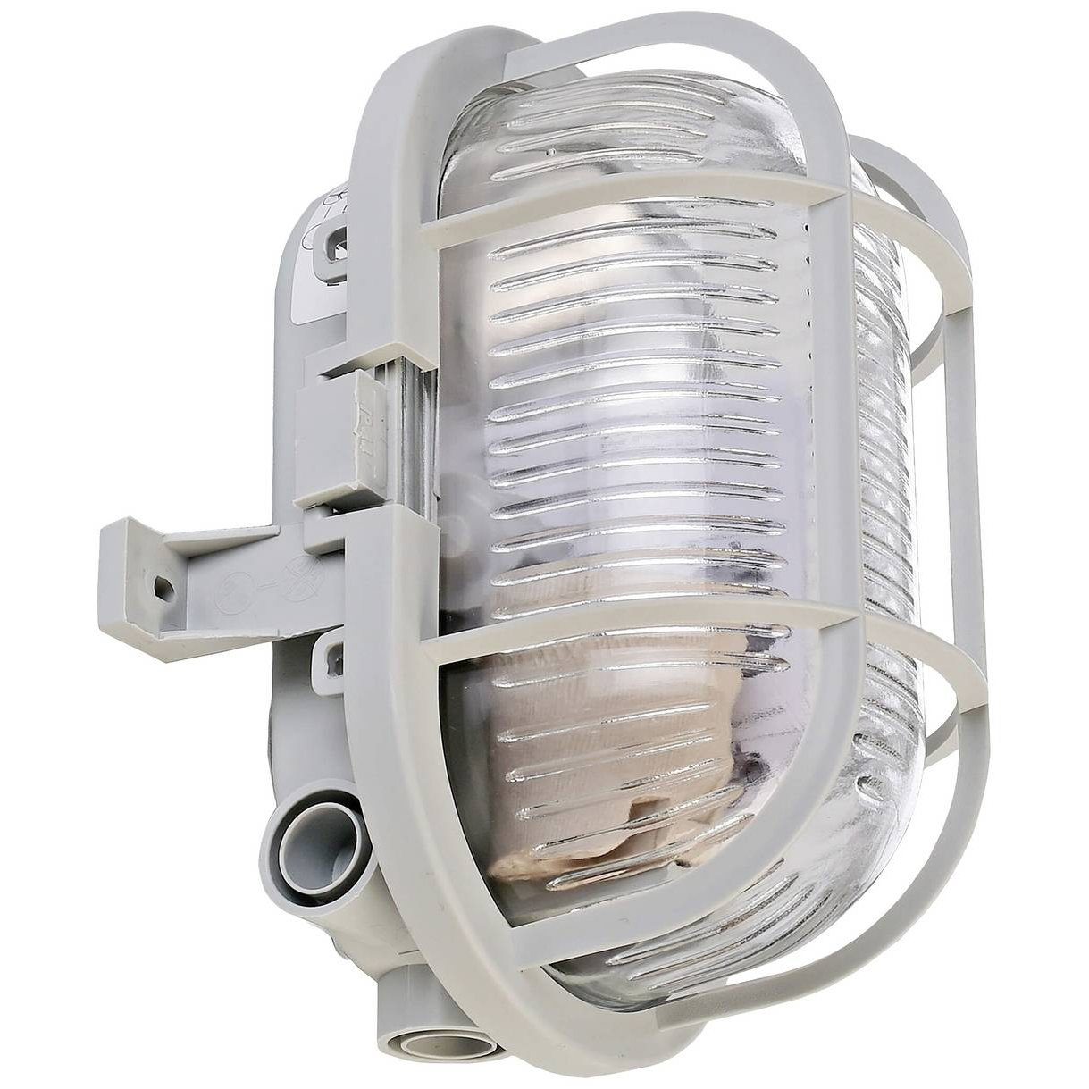 Deko Light Syrma Oval Grau Kültéri mennyezeti lámpa, Kültéri fali lámpa E27 Szürke (401013) (401013)