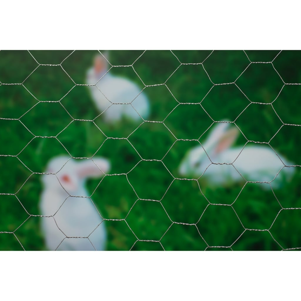 Nature hatszögletű horganyzott acél drótháló 1 x 10 m 25 mm (409373)