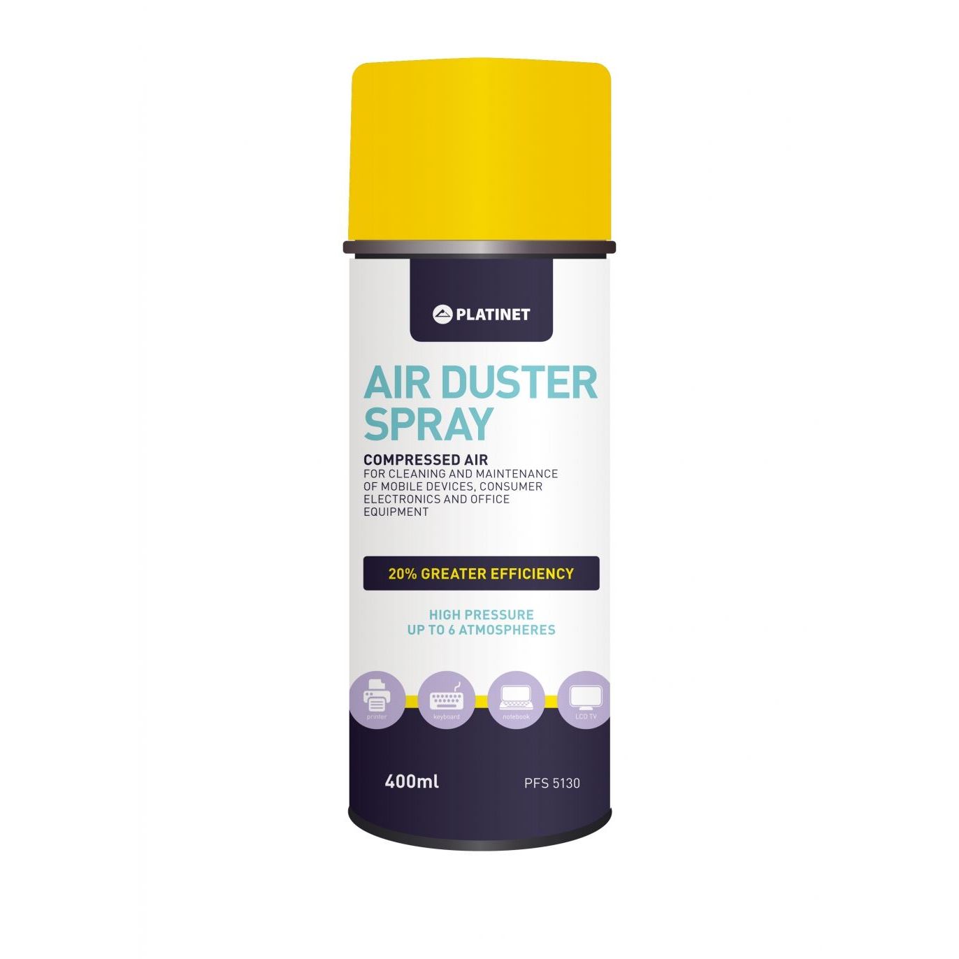 Platinet PFS5130 sűrített levegős portalanító 400 ml (PFS5130)