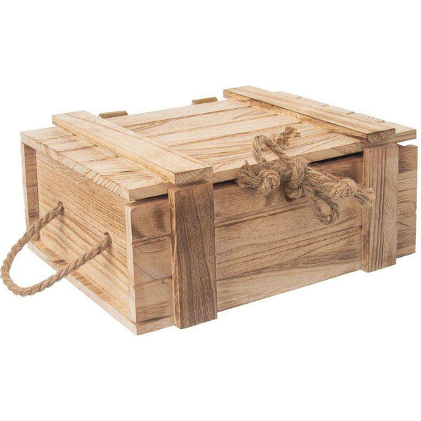 Doboz fedéllel, barna és bézs árnyalatok