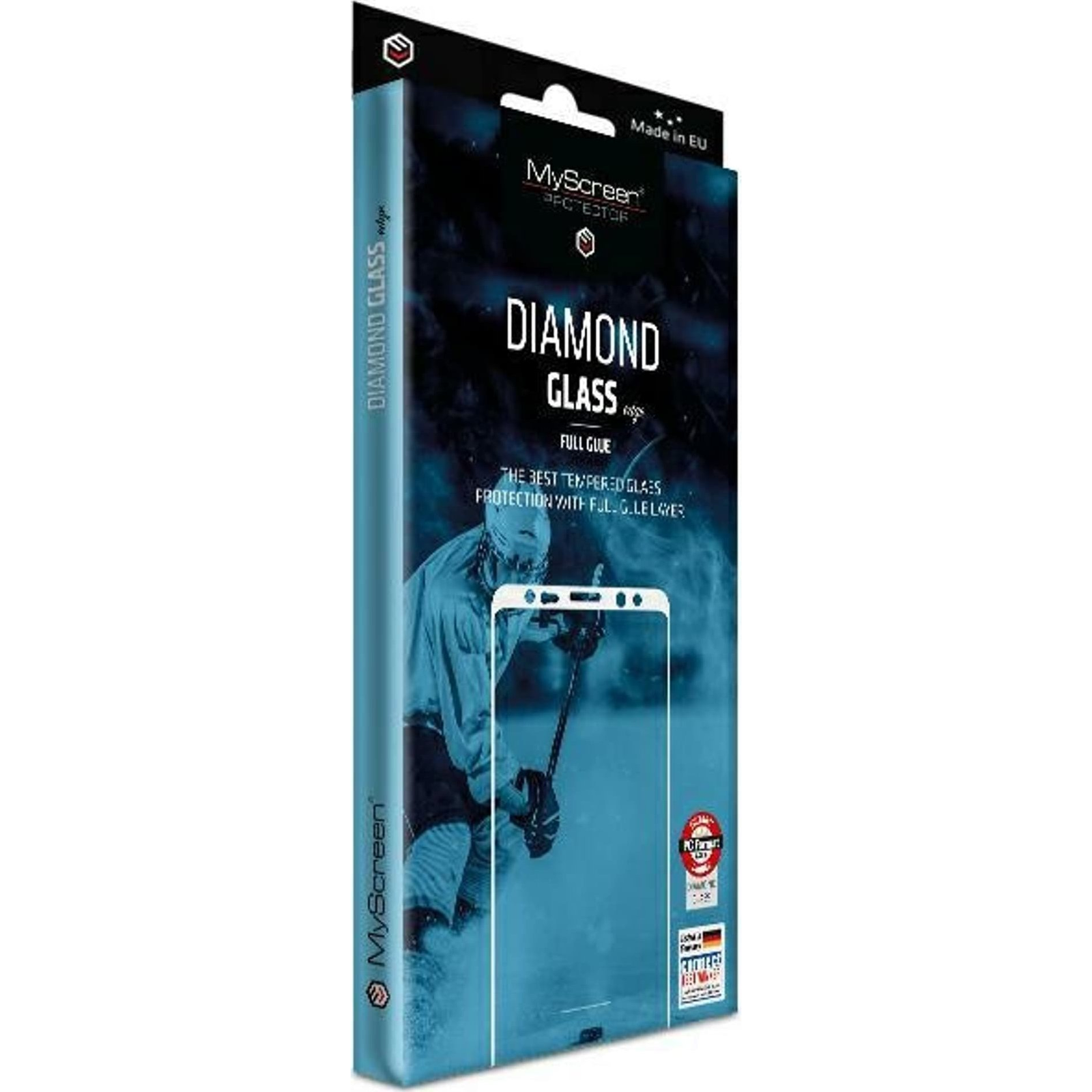 MyScreen Diamond Glass Edge Edzett Üveg Fekete Szegéllyel Google Pixel 8 Pro (MD8031TG DEFG BLACK)