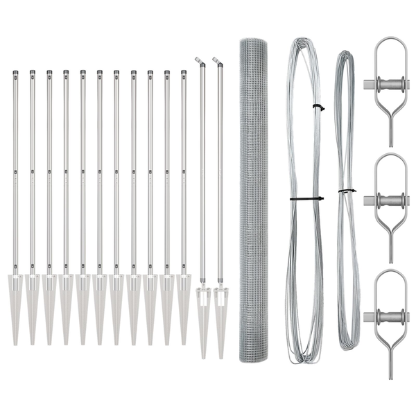 Hegesztett Drót Kerítés 13 Rögzítő Tüske 1,5x25 m Horganyzott Acélból