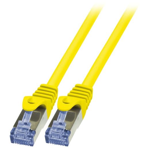 LogiLink 10G S/FTP PIMF PrimeLine patch kábel CAT6A 2m sárga (CQ3057S)