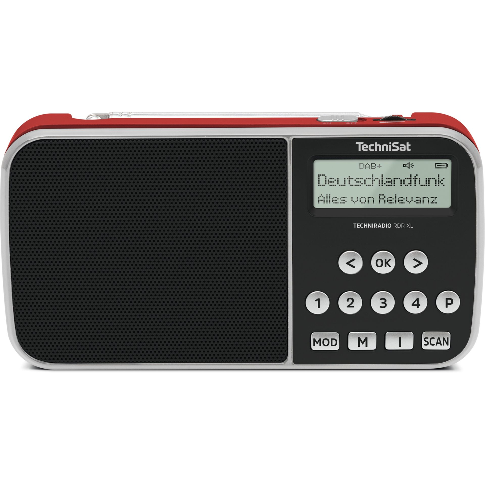 Technisat Techniradio RDR XL Rádió - Piros (0000/3918)