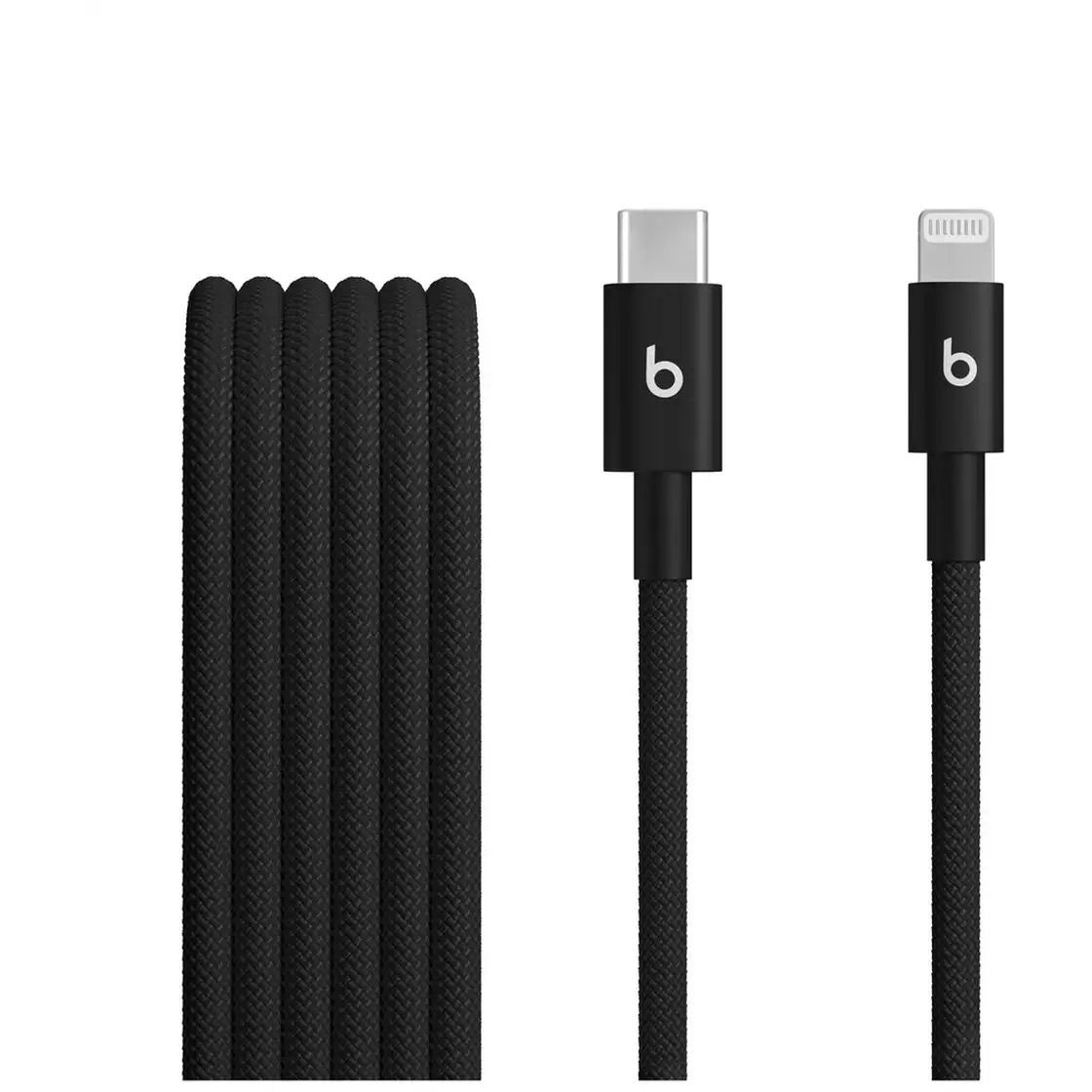 Apple Beats USB-C to Lightning Woven Cable (1.5m) - Bolt Black (mdgk4ee/a)