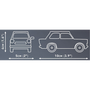 Cobi Trabant 601 Deluxe autó 72 darabos építő készlet