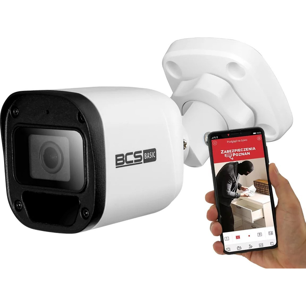 BCS BCS-B-TIP15FR3(2.0) 5MP-os IP kamera mikrofonnal és IP67-es házzal