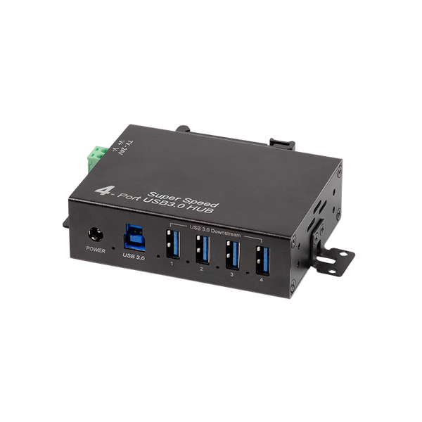 Logilink USB 3.0 Hub, 4-port, metal case, industrial level, DIN rail