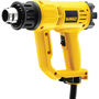 Пистолет за горещ въздух DeWalt D26411, 1800 W, 450 л/мин въздушен поток, 600°C максимална температура + Конусна дюза + Широка дюза, с форма на рибена опашка