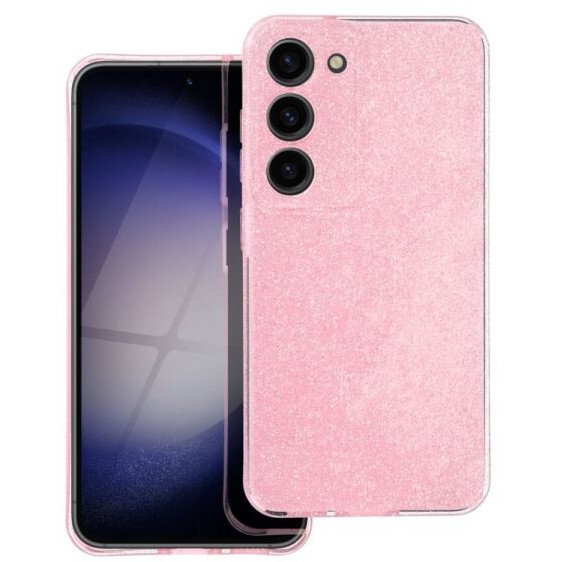 ZONE 2mm vastag szilikon tok csillogó Samsung Galaxy A17 4G / 5G rózsaszín (5903396423345)