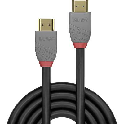 Lindy 36964 HDMI-kabel 3 m HDMI Type A (Standard) Sort, Grå