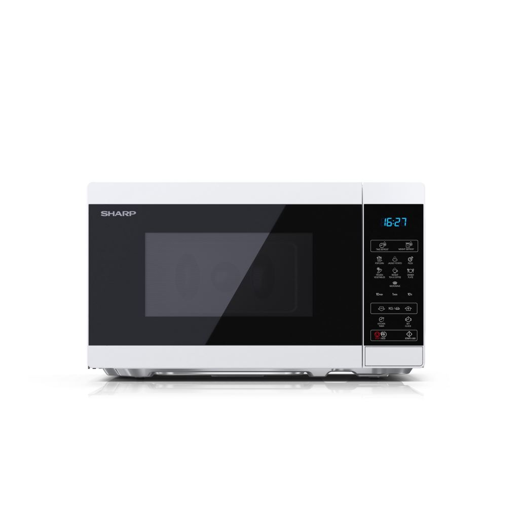 Sharp YC-MS02EW 800W 20L fehér-fekete mikrohullámú sütő (YC-MS02EW)