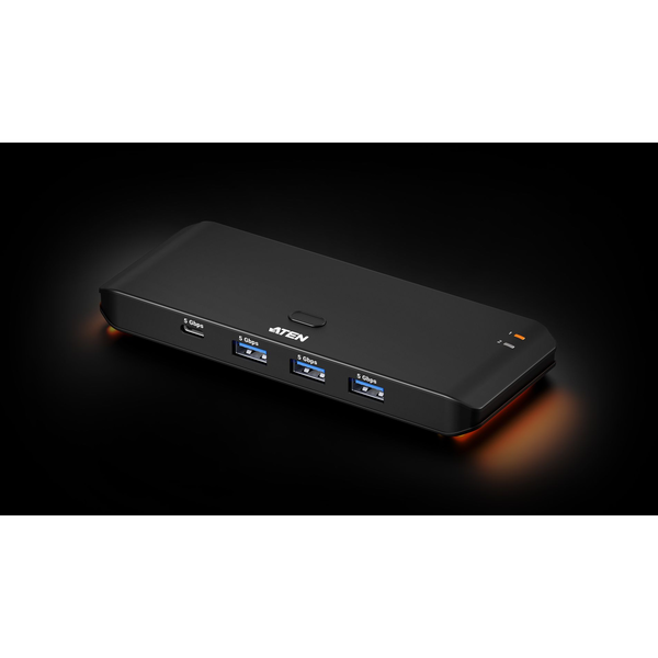 ATEN 2 x 4 USB 3.2 Gen 1 megosztó kapcsoló US4324-AT