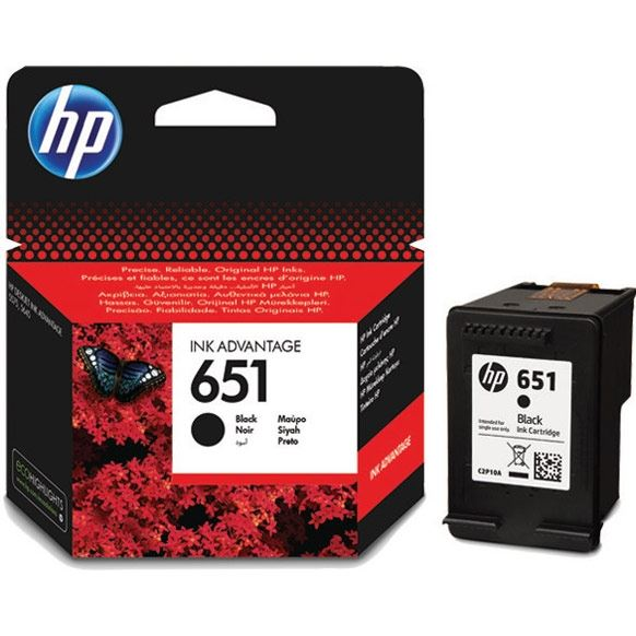 HP C2P10AE fekete patron (651) (C2P10AE)