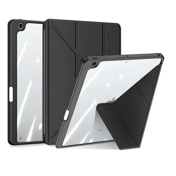 Dux Ducis Magi Origami Apple iPad 10.9 bőr hatású tablet tok fekete (GP-138935) (GP-138935)