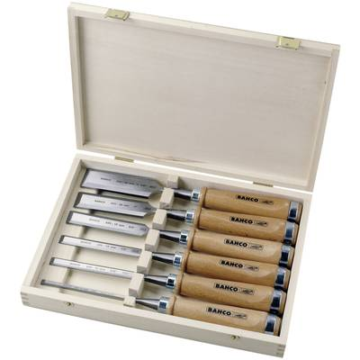 Bahco Favéső készlet fadobozban, 6 részes, 6, 10, 12, 18, 25, 32 mm, (425-083) (425-083)