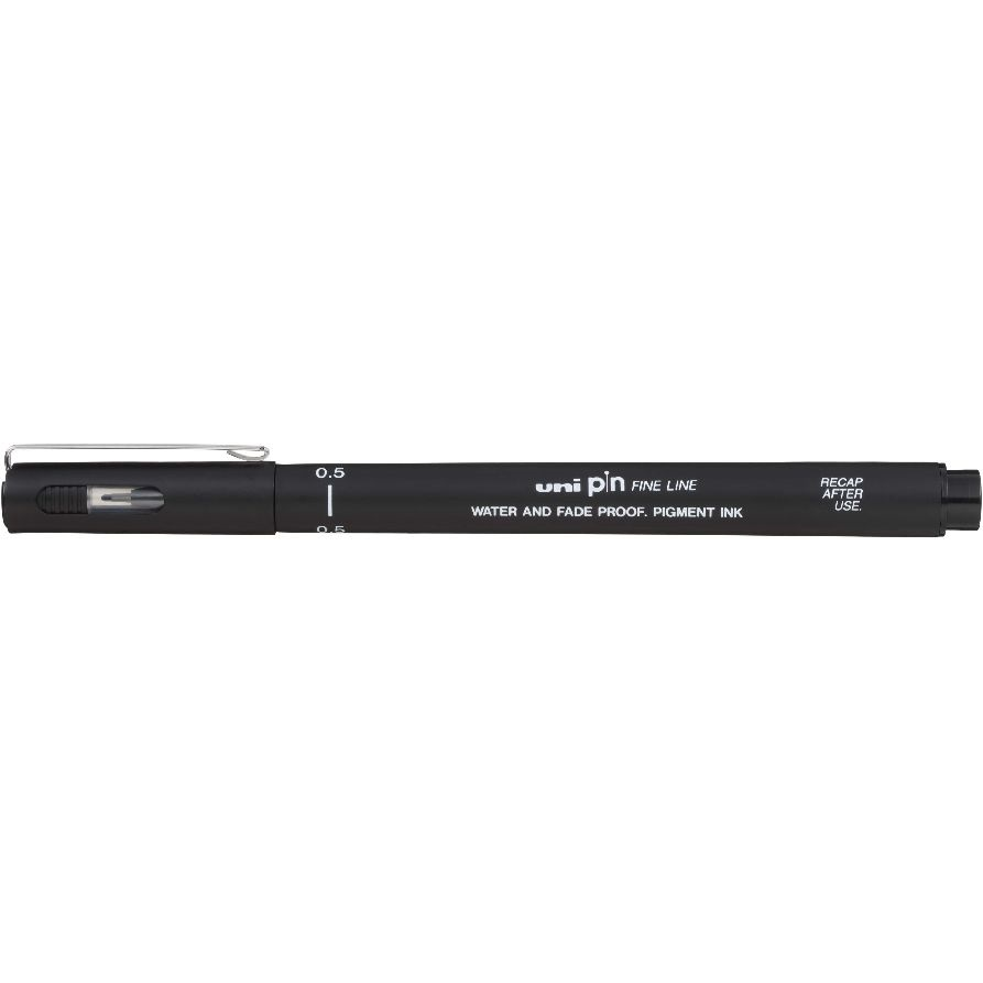 Uni PIN 0,5 mm Rajzmarker - Fekete (2UPIN05F)