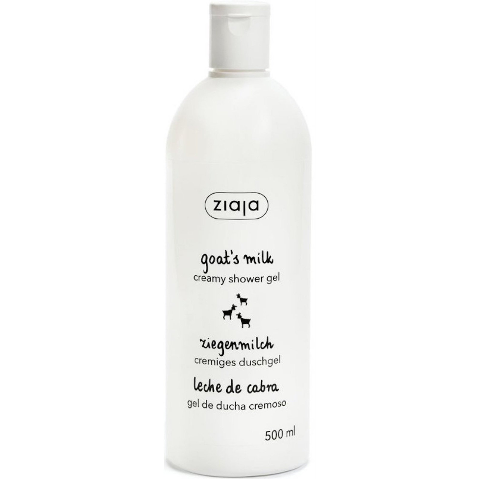 ZIAJA Kecsketejes tusfürdő 500 ml (5901887044000)