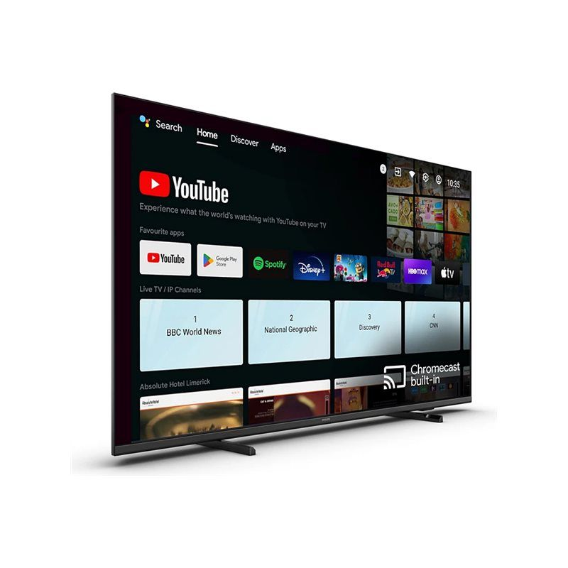 Philips 65HFL4518U/12 vendéglátóipari TV 165,1 cm (65") 4K Ultra HD 350 cd/m² Smart TV Fekete 20 W (65HFL4518U/12)