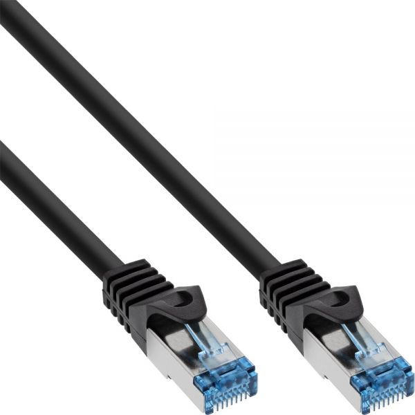 InLine 73807S hálózati kábel Fekete 7,5 M Cat6a S/FTP (S-STP) (73807S)