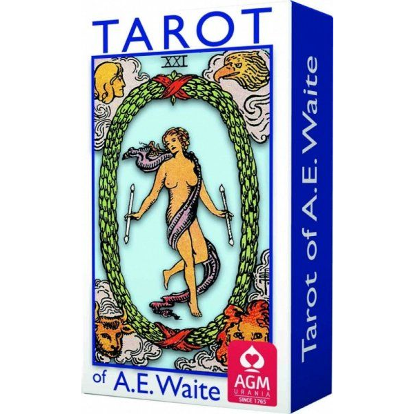 Cartamundi Karty Tarot A E Waite Tarot ST Blue E