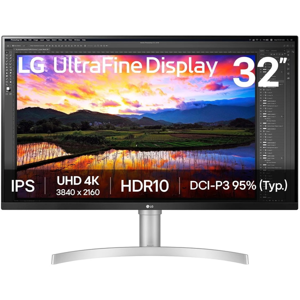LG 32UN650K-W Monitor PC 81,3 cm (32") 3840 x 2160 Pixel 4K Ultra HD LED Bianco