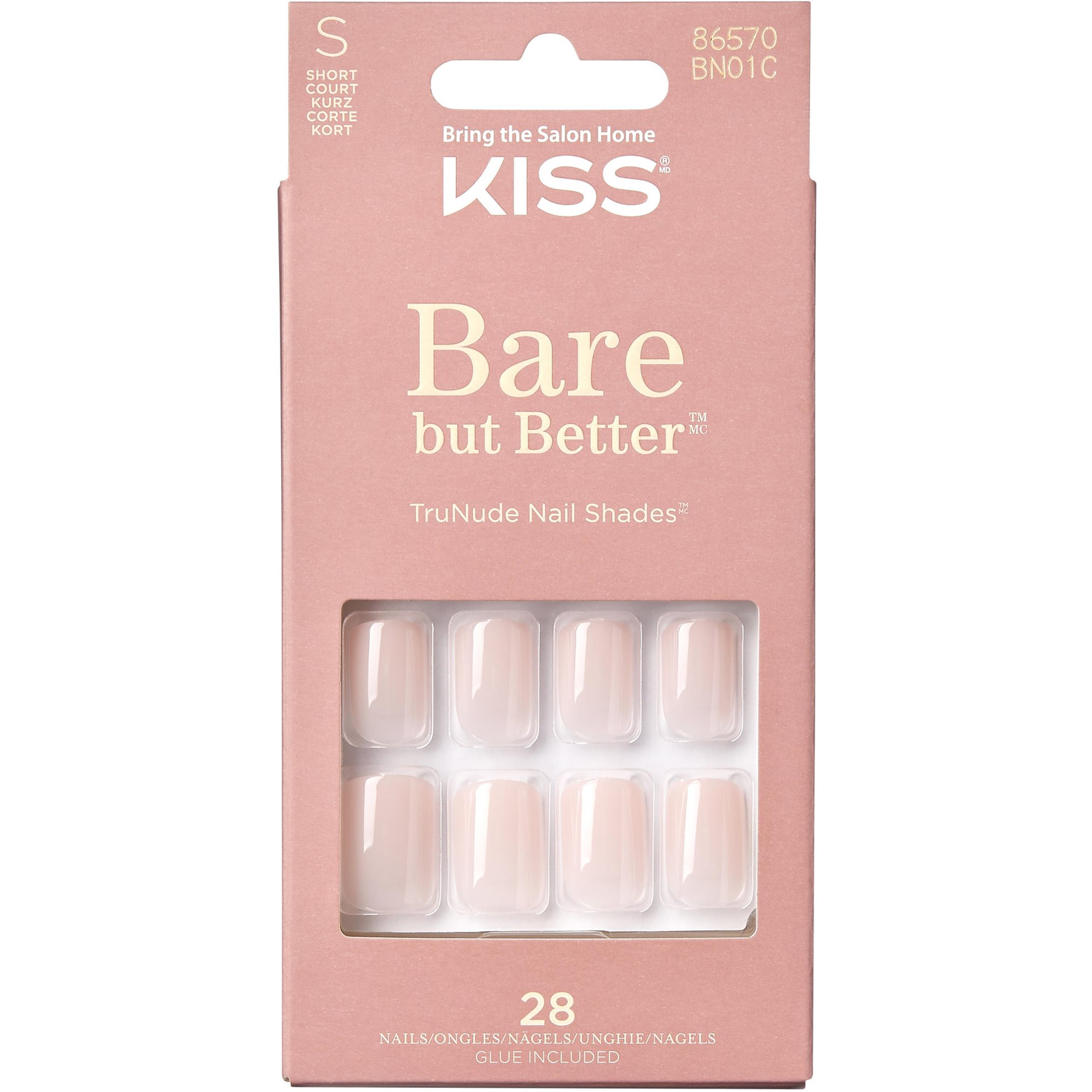 KISS Bare-But-Better Nails - Nudies (731509865707)