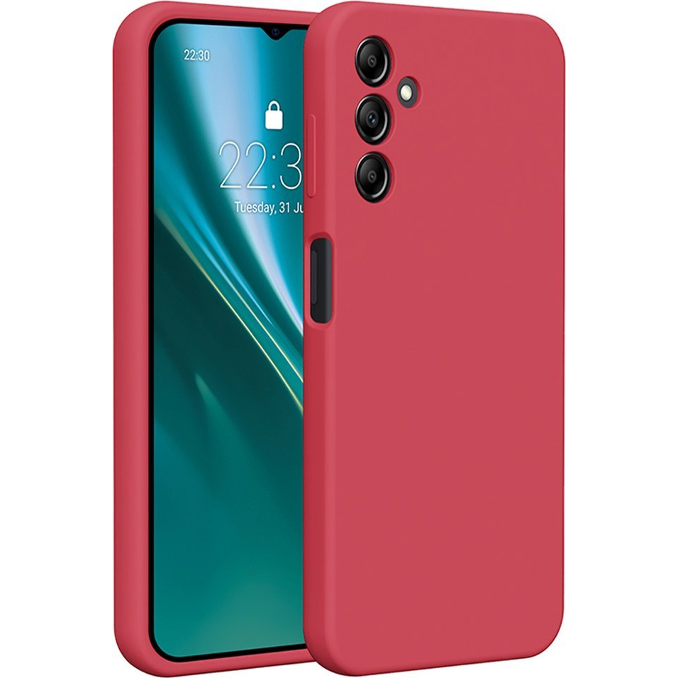 Etteri Silicone Tok Samsung Galaxy A14 4G/5G - Málnapiros (GSM183567)