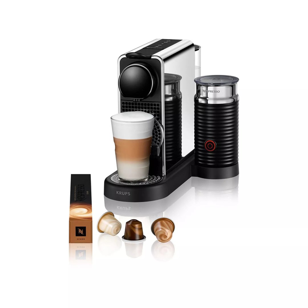 Krups Nespresso XN630D Kapszulás Kávéfőző 1500W + Elektromos Tejhabosító - Fekete