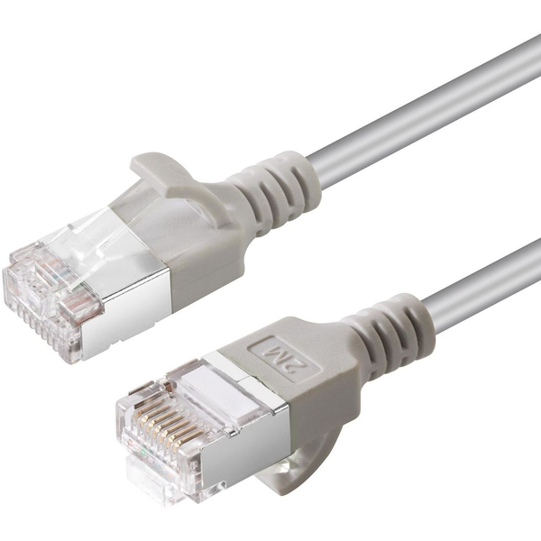 Microconnect V-FTP6A0015-SLIM καλώδιο δικτύωσης Γκρι 0,15 m Cat6a U/FTP (STP)