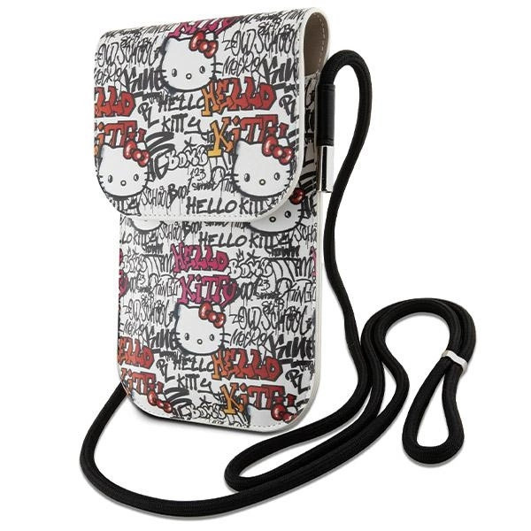 Kabelka na krk Telefón, Hello Kitty puzdro vsuvka Poštárka