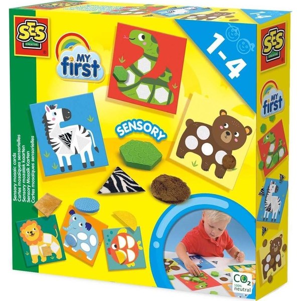 SES Creative My First Sensory mosaic cards