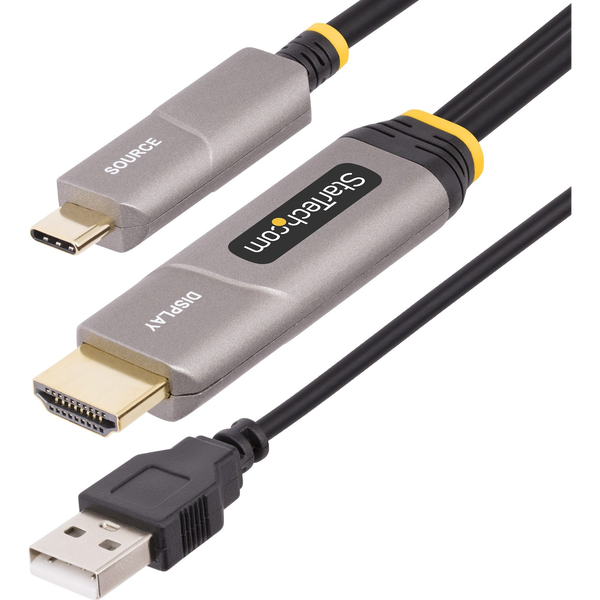 StarTech.com 146B-USBC-HDMI4K-AOC video kabel adapter HDMI Type A (Standaard) Zwart