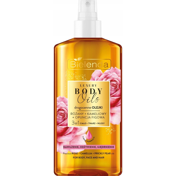  BIELENDA_Luxury Body Oils olejek do pielęgnacji 3w1 Olejek Różany + Olejek Kameliowy + Opuncja Figowa 150ml