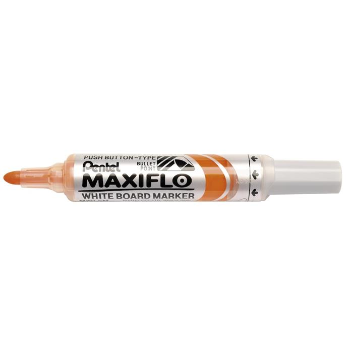 Pentel Maxiflo MWL5M 2,5mm Táblamarker - Narancssárga (MWL5M-F)