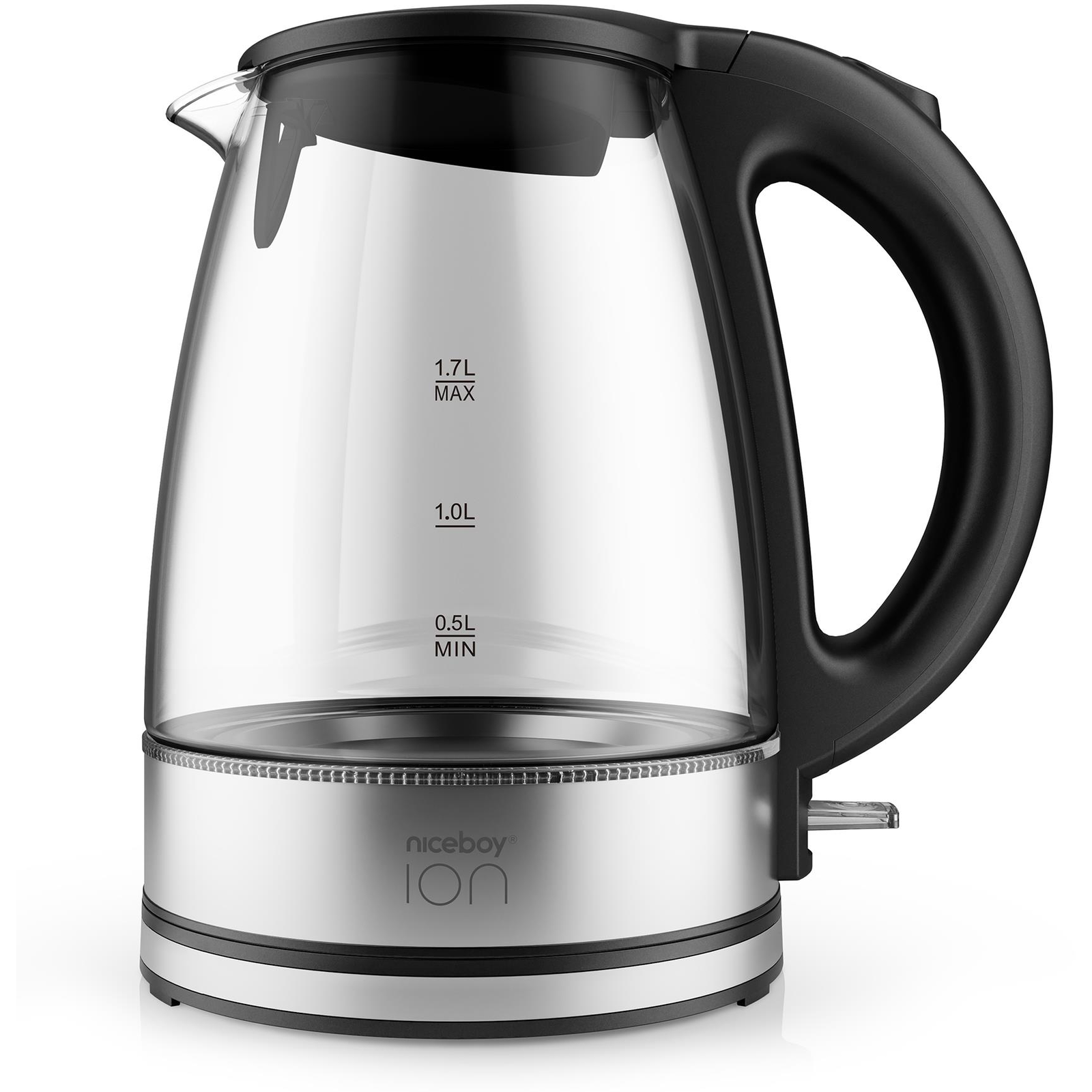 Niceboy ION Kettle K1 Crystal Glass Black (kettle-k1-black)